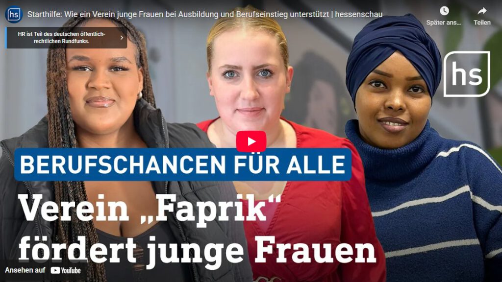 Video Starthilfe für junge Frauen