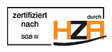 zertifiziert nach SGB III durch HZA