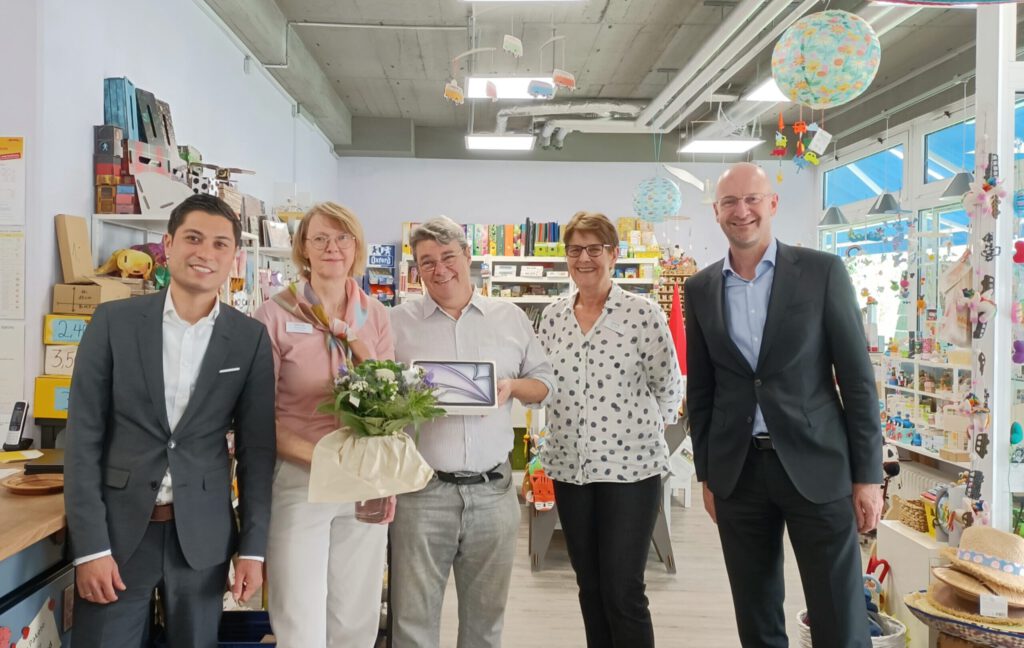 Neues iPad für die Auszubildenden im SchubLaden